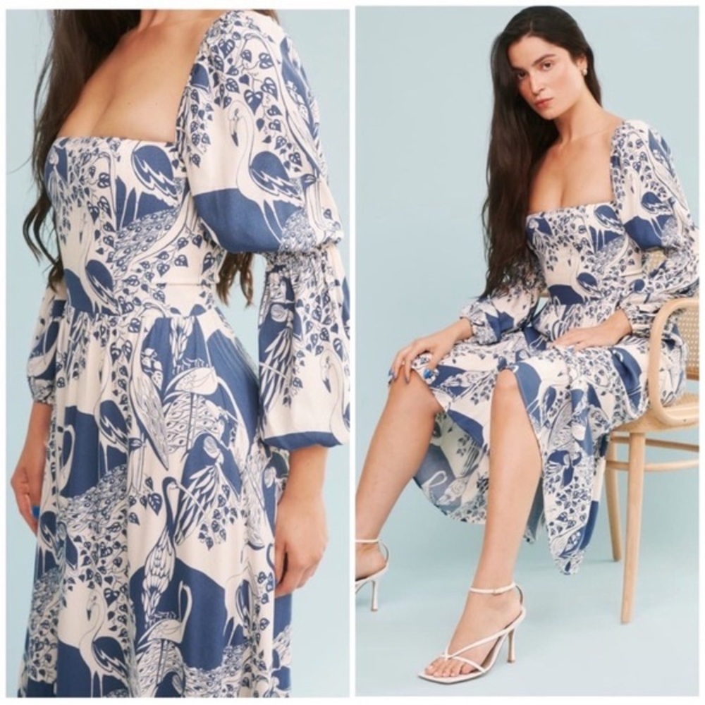 Reformation Mica Dress in Avian
